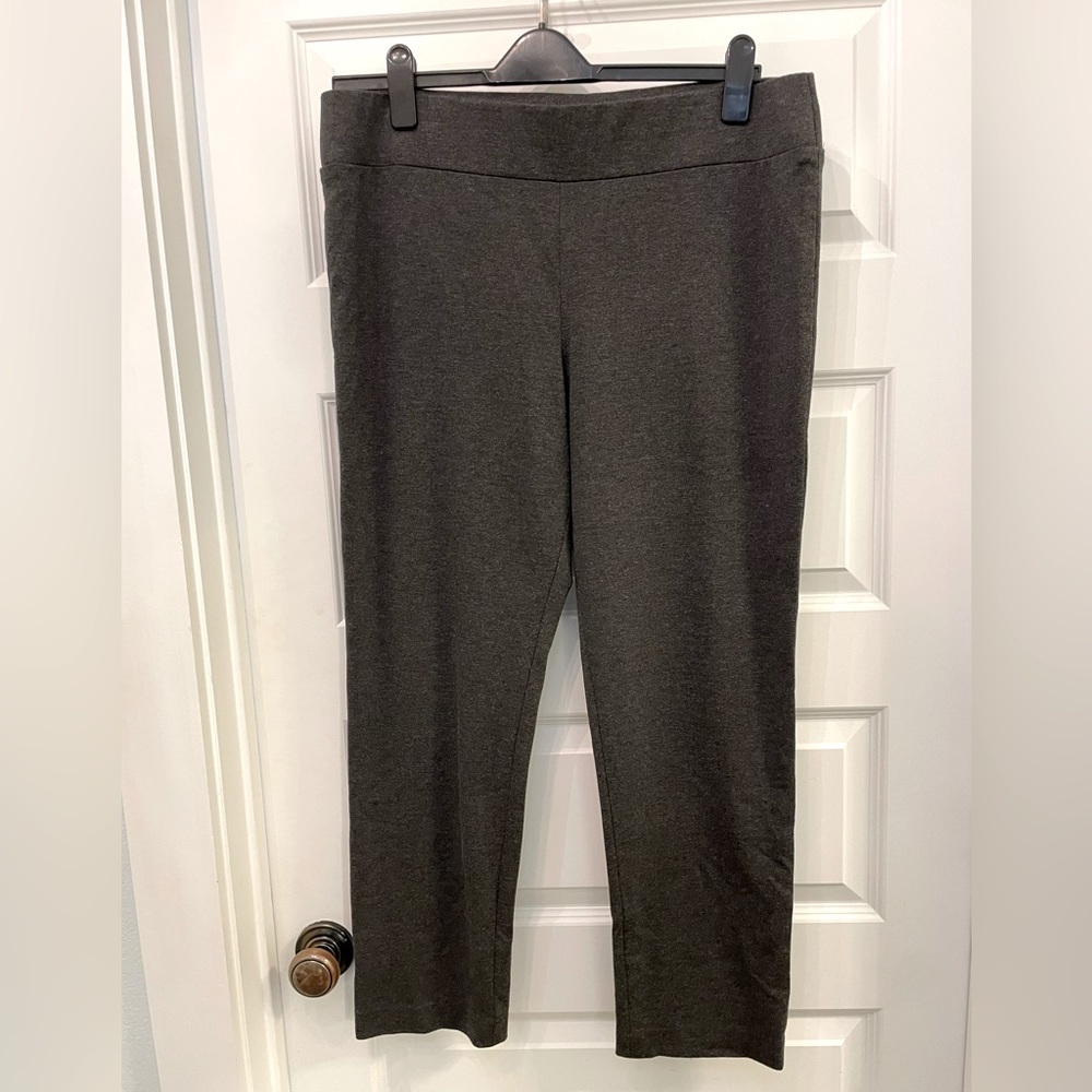 Kaspar Stretch Pants classic full length leg Gray